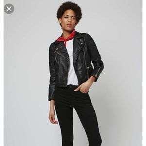 Top shop leather jacket